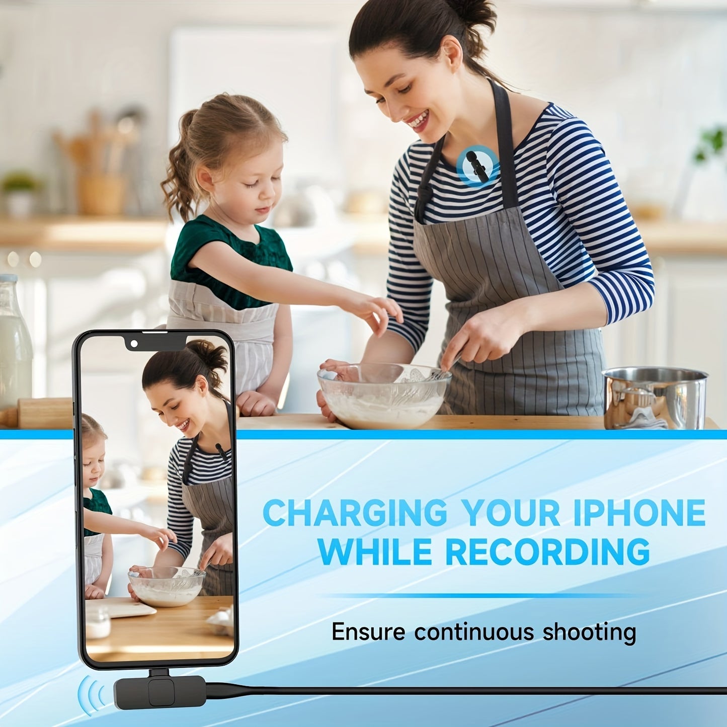 Wireless Lavalier Lapel Microphone