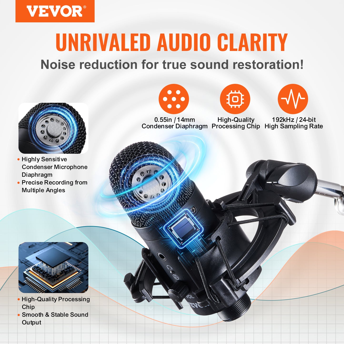 VEVOR USB Microphone