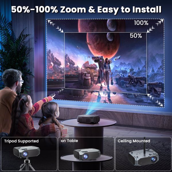 Projector With Wifi And Bluetooth