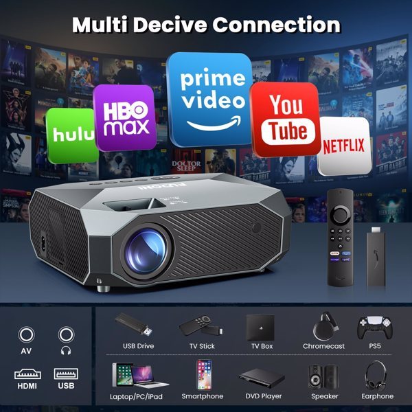 Projector With Wifi And Bluetooth