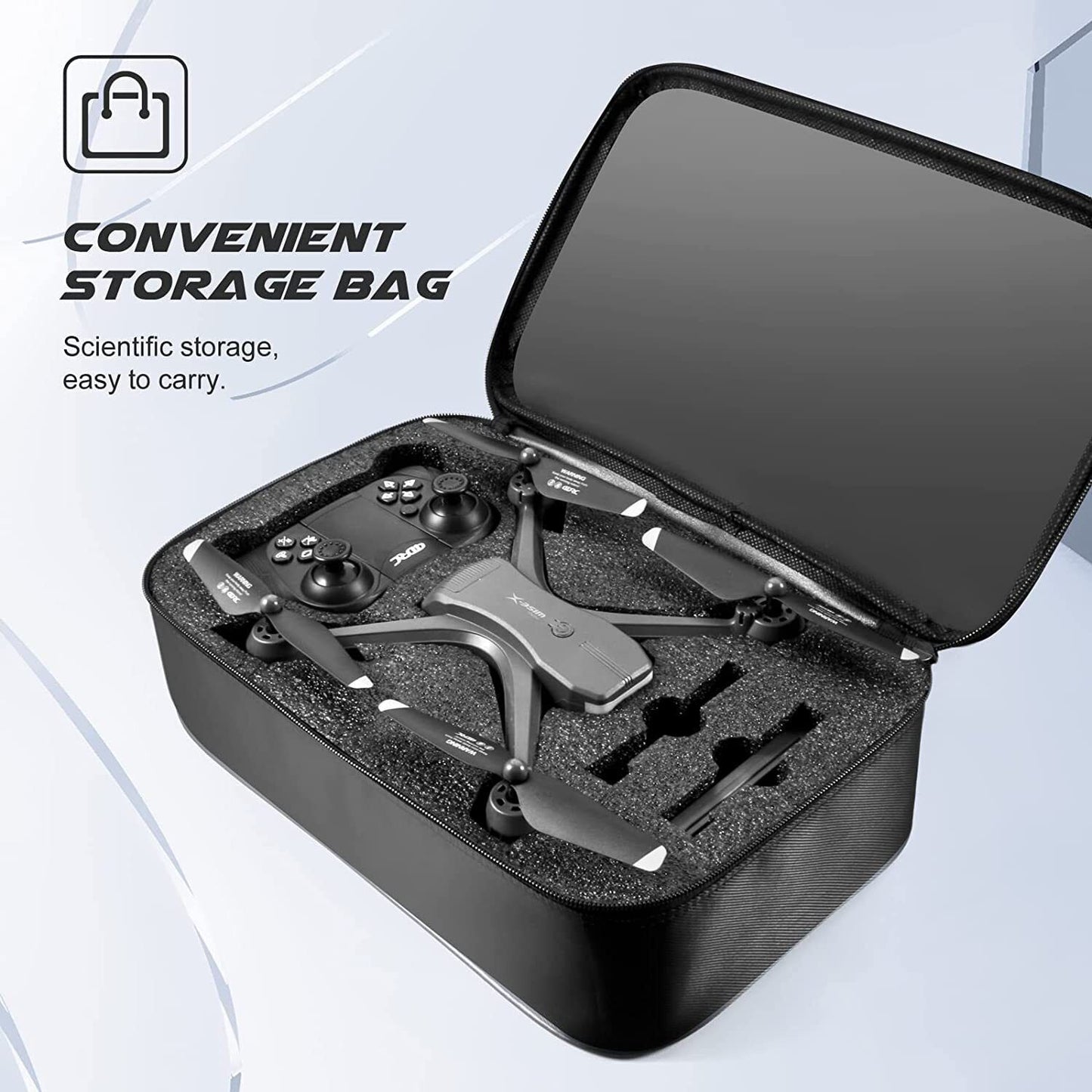 Dual Camera Portable RC Quadcopter