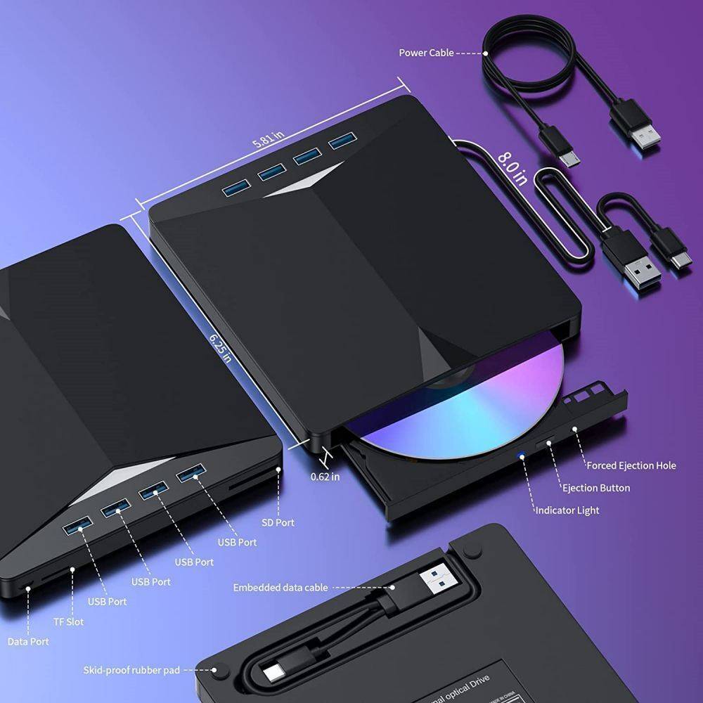 External CD DVD Drive USB 3.0
