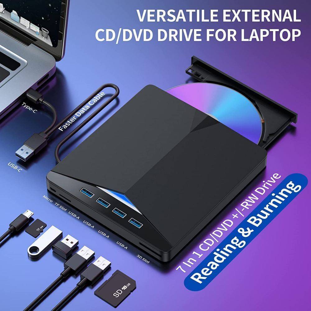 External CD DVD Drive USB 3.0