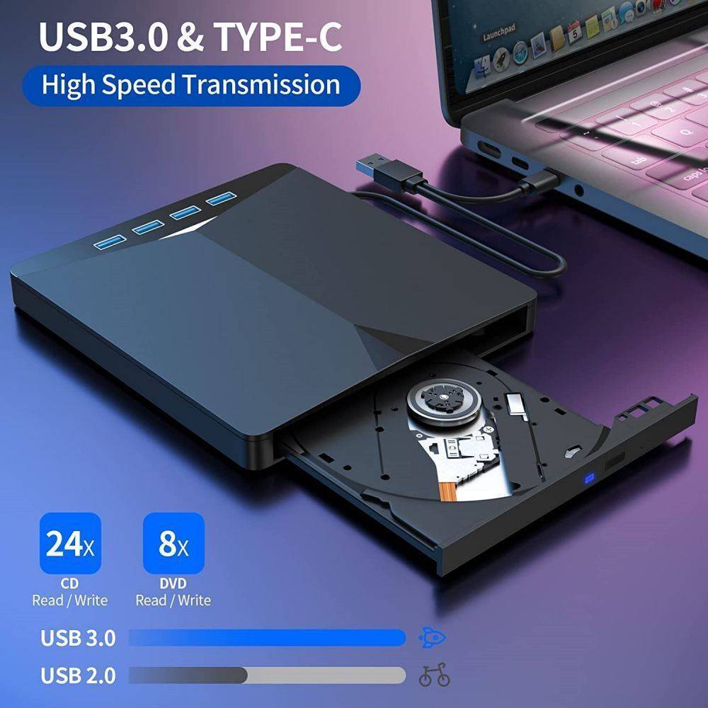 External CD DVD Drive USB 3.0