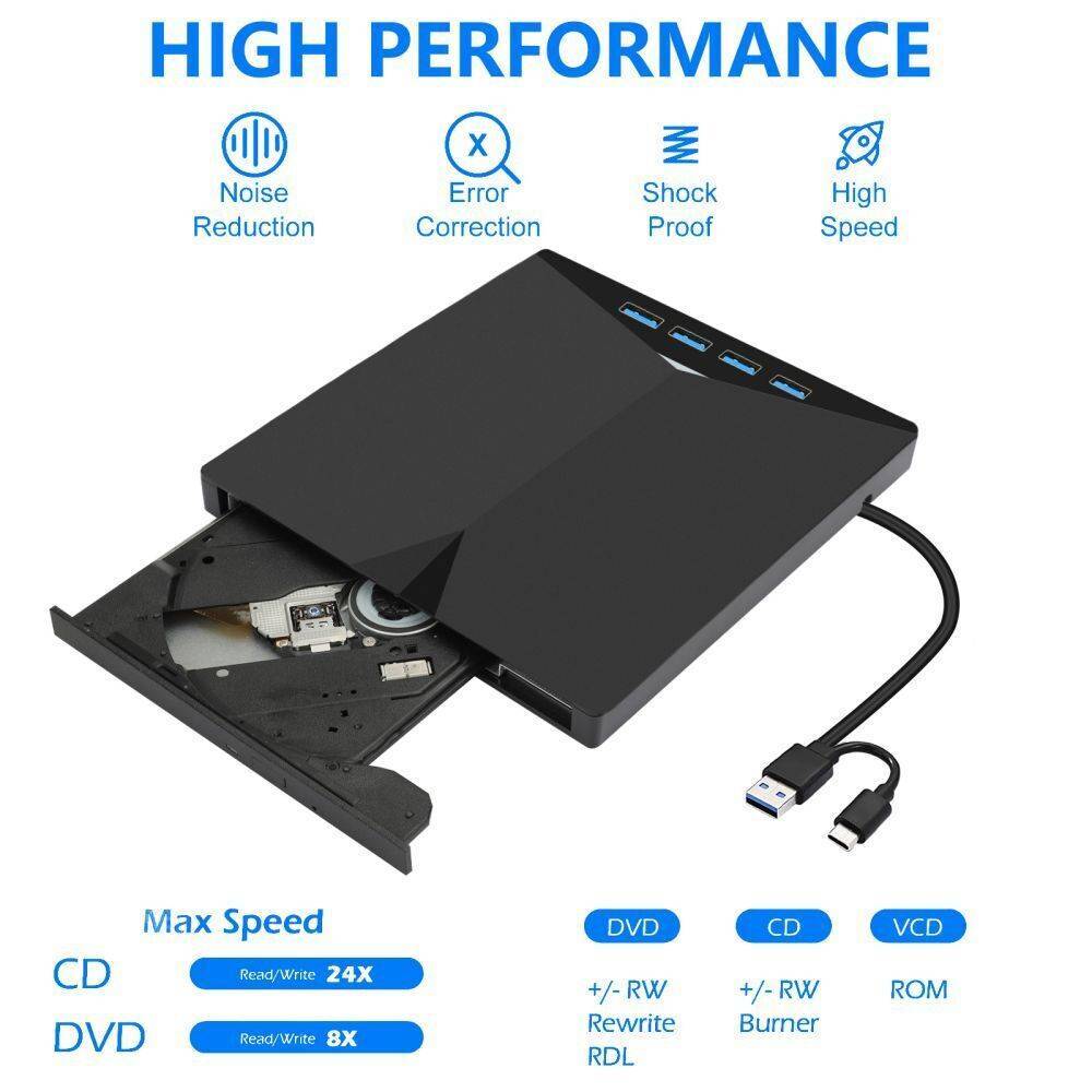 External CD DVD Drive USB 3.0