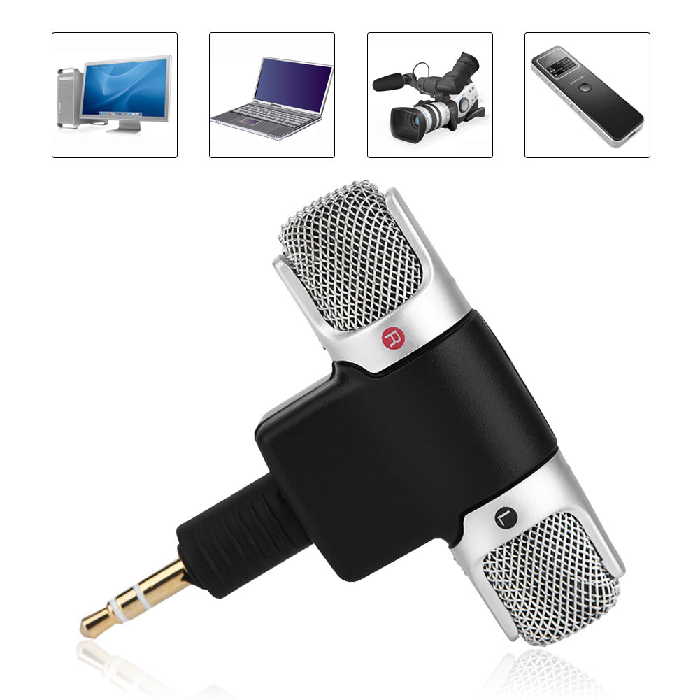 Mini Stereo Microphone Mic 3.5mm