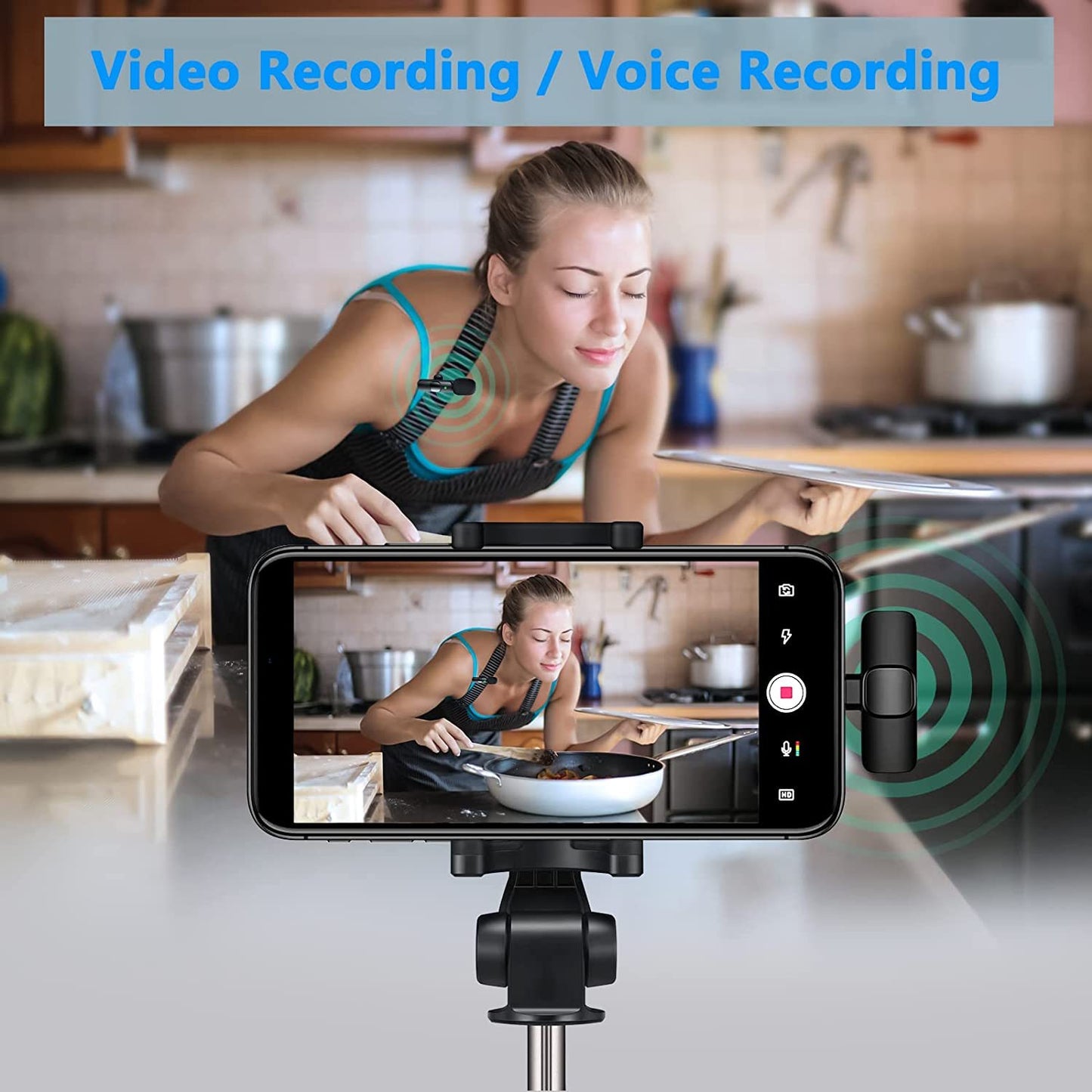 Wireless Lavalier Lapel Microphone