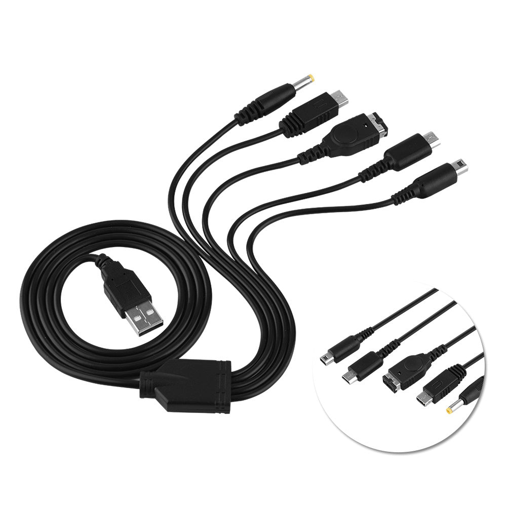 5 in 1 Charger USB for Nintendo
