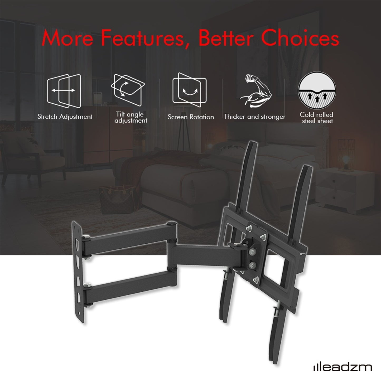 Single Pendulum Small Base TV Stand