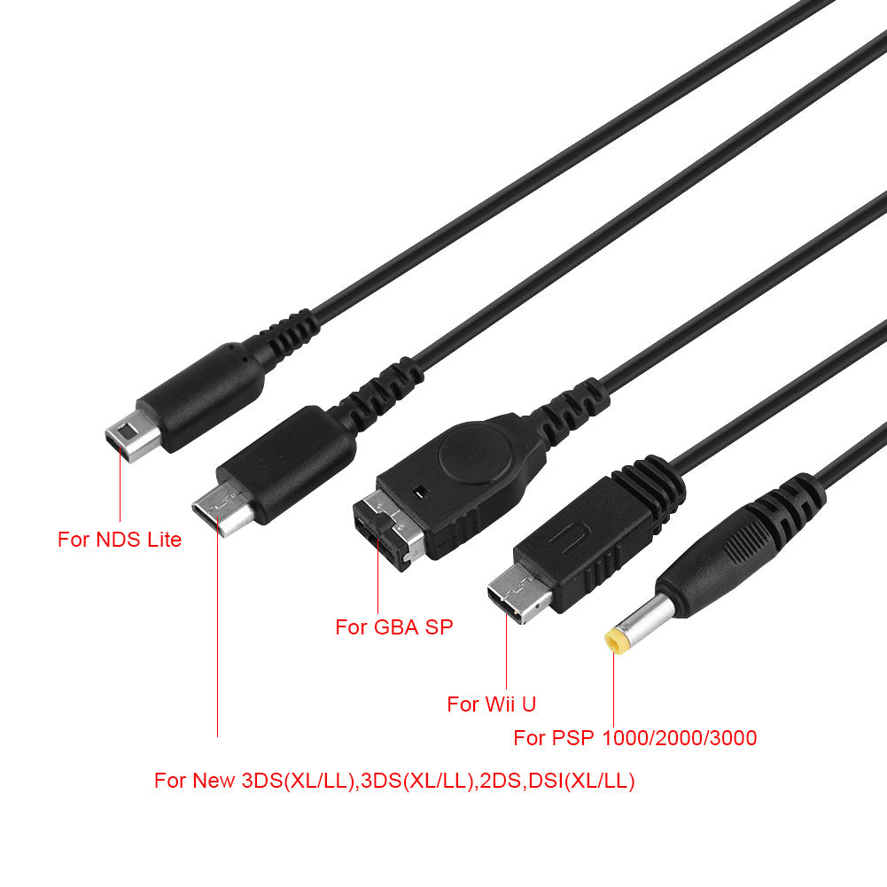 5 in 1 Charger USB for Nintendo
