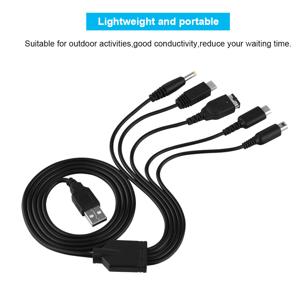 5 in 1 Charger USB for Nintendo