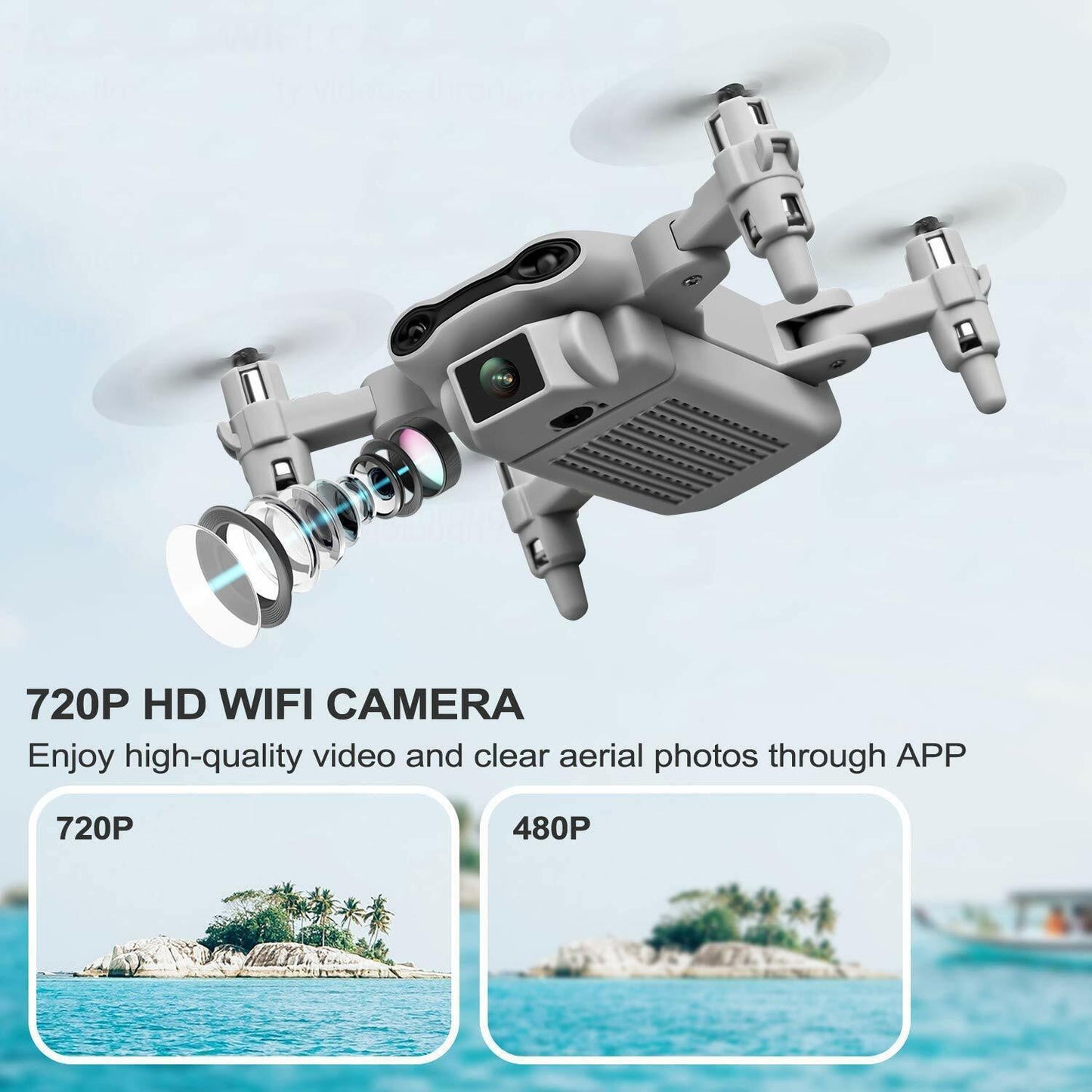 4D V9 Mini Drone With Camera For Kids
