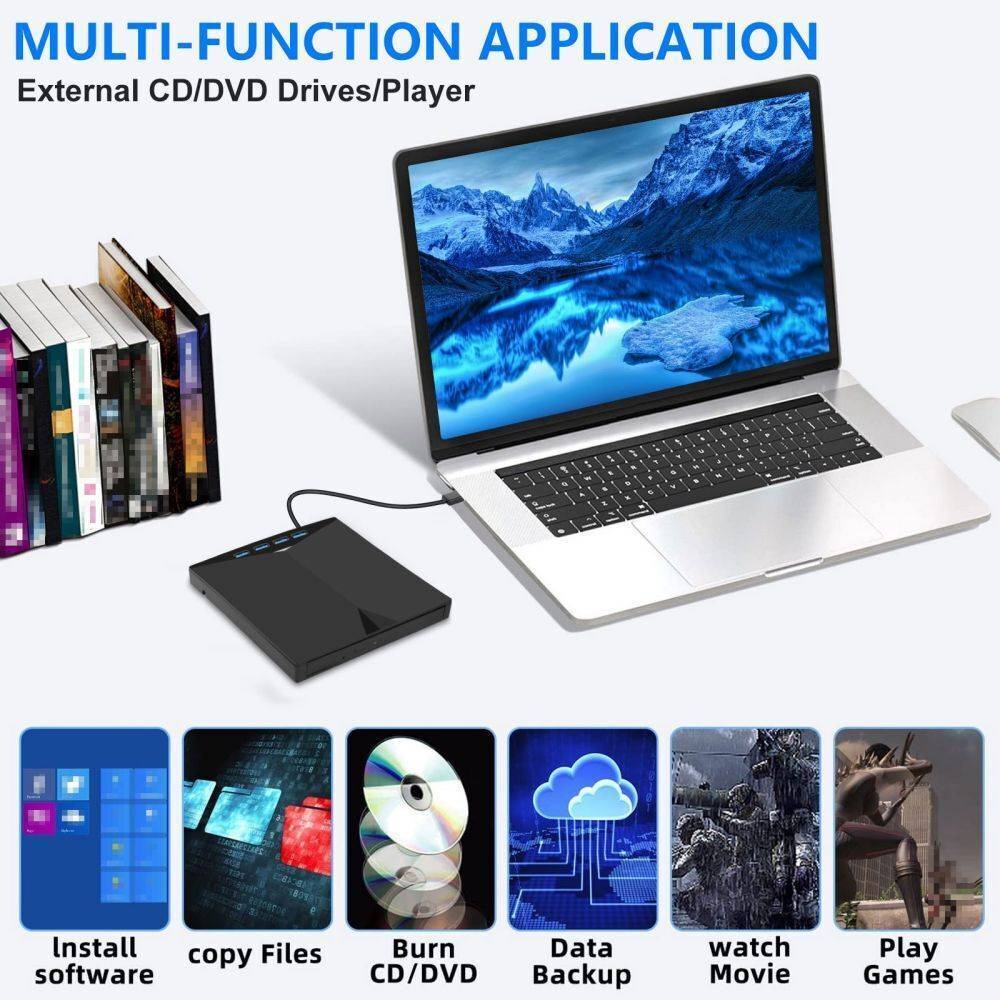 External CD DVD Drive USB 3.0