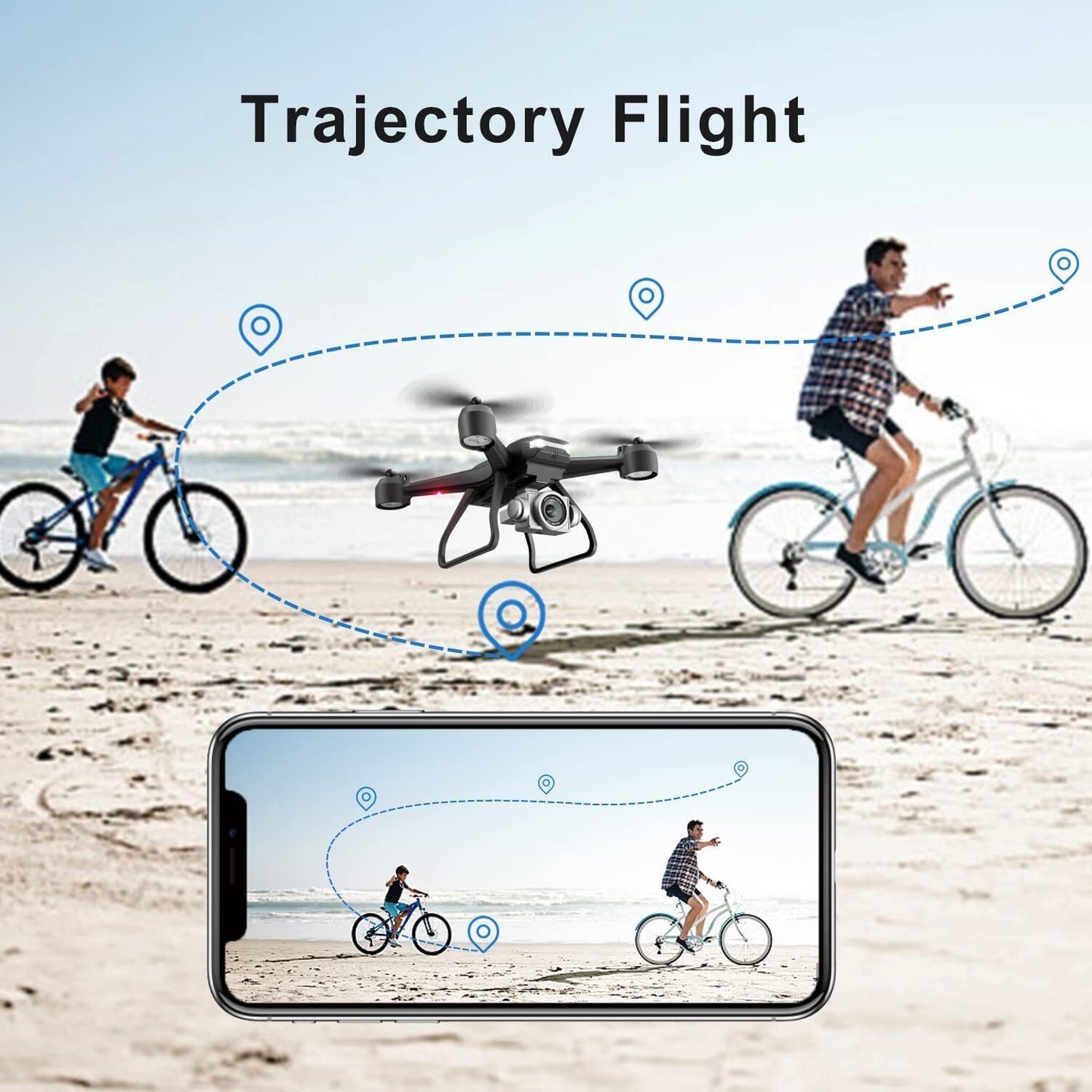 Dual Camera Portable RC Quadcopter