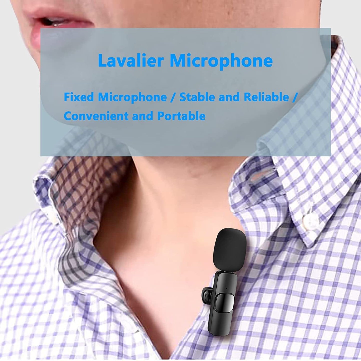 Wireless Lavalier Lapel Microphone