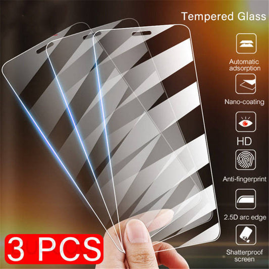 Compatible with Apple, 3Pcs Full Cover Glass On The For iPhone X XS Max XR Temper