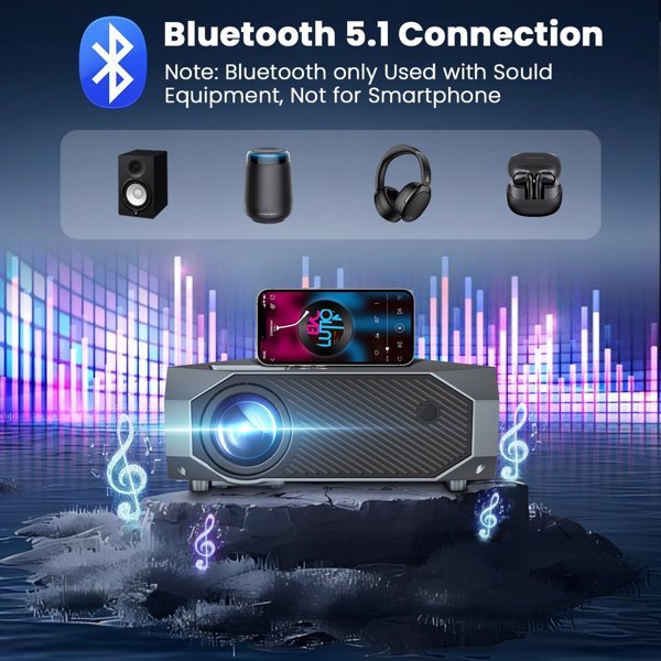 Projector With Wifi And Bluetooth