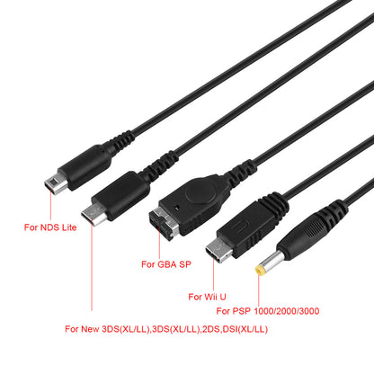5 in 1 Charger USB for Nintendo