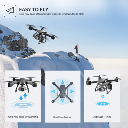 Dual Camera Portable RC Quadcopter