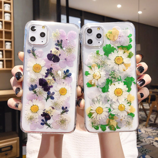 Preserved Flower Epoxy Phone Cases