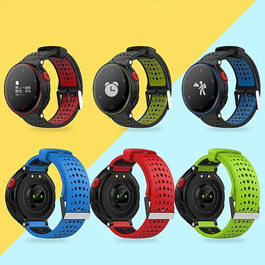 Smart Fit Sporty Waterproof Watch W/ Active Heart Rate and Blood Pressure Monitor