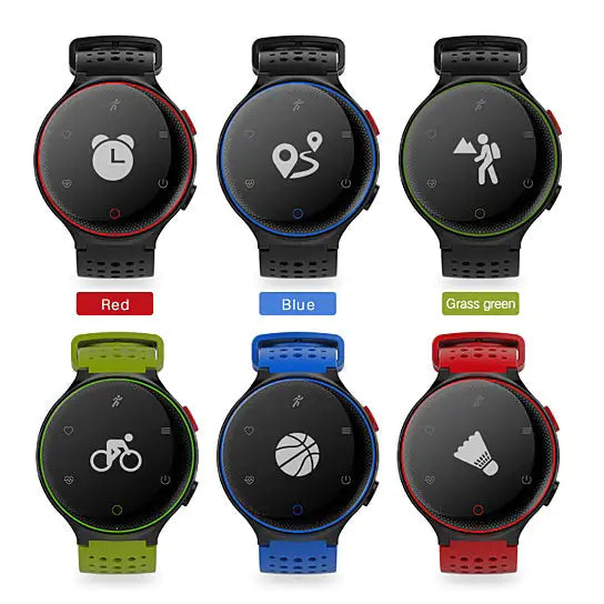 Smart Fit Sporty Waterproof Watch W/ Active Heart Rate and Blood Pressure Monitor